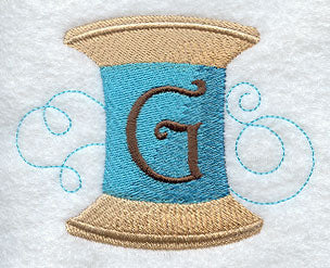 Spool of Thread Letter G - 4.85 Inch