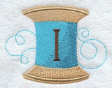 Spool of Thread Letter I - 4.85 Inch