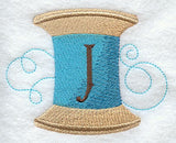 Spool of Thread Letter J - 4.85 Inch