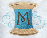 Spool of Thread Letter M - 4.85 Inch