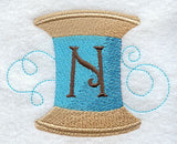 Spool of Thread Letter N - 4.85 Inch