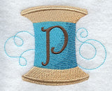 Spool of Thread Letter P - 4.85 Inch