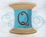 Spool of Thread Letter Q - 4.85 Inch