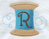 Spool of Thread Letter R - 4.85 Inch