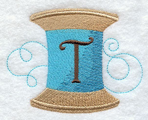Spool of Thread Letter T - 4.85 Inch
