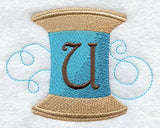 Spool of Thread Letter U - 4.85 Inch