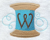 Spool of Thread Letter W - 4.85 Inch