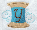 Spool of Thread Letter Y - 4.85 Inch