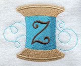 Spool of Thread Letter Z - 4.85 Inch