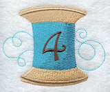 Spool of Thread Number 4 - 4.85 Inch