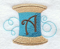 Spool of Thread Letter A - 4.85 Inch