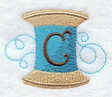 Spool of Thread Letter C - 4.85 Inch