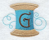 Spool of Thread Letter G - 4.85 Inch