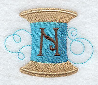 Spool of Thread Letter N - 4.85 Inch
