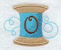 Spool of Thread Letter O - 4.85 Inch