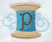 Spool of Thread Letter P - 4.85 Inch