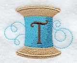 Spool of Thread Letter T - 4.85 Inch