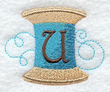 Spool of Thread Letter U - 4.85 Inch
