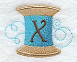 Spool of Thread Letter X - 4.85 Inch