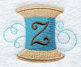 Spool of Thread Letter Z - 4.85 Inch
