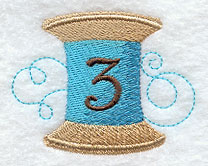 Spool of Thread Number 3 - 4.85 Inch