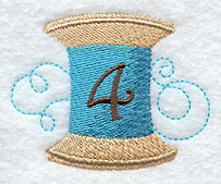 Spool of Thread Number 4 - 4.85 Inch