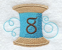 Spool of Thread Number 8 - 4.85 Inch
