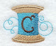 Spool of Thread Letter C - 4.85 Inch