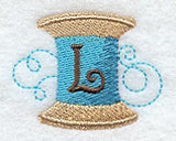 Spool of Thread Letter L - 4.85 Inch
