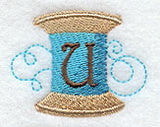Spool of Thread Letter U - 4.85 Inch