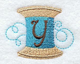 Spool of Thread Letter Y - 4.85 Inch