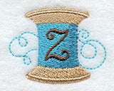 Spool of Thread Letter Z - 4.85 Inch
