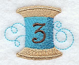 Spool of Thread Number 3 - 4.85 Inch