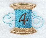 Spool of Thread Number 4 - 4.85 Inch