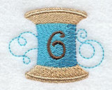 Spool of Thread Number 6 - 4.85 Inch