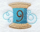 Spool of Thread Number 9 - 4.85 Inch