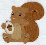 Crafty Autumn Embroidering Squirrel