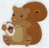 Crafty Autumn Embroidering Squirrel