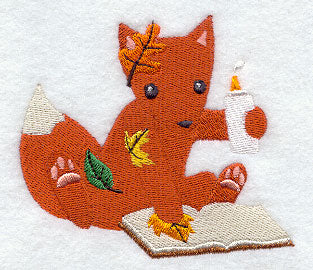 Crafty Autumn Scrapbooking Fox