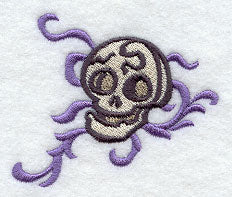 Halloween Filigree Skull