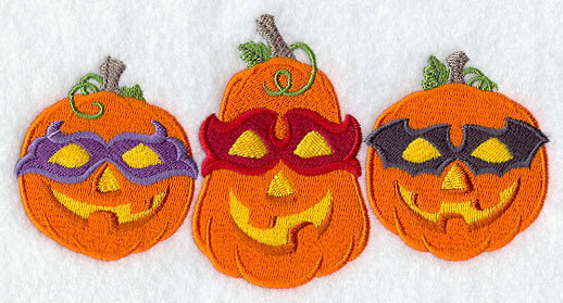 Pumpkin Masquerade Trio