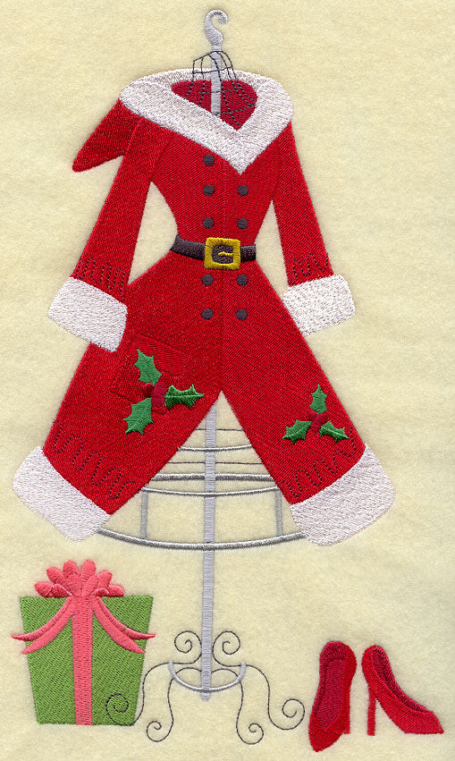 Mrs. Claus Dress Form and Heels All Sizes Mrs. Claus Dress Form and Heels All Sizes