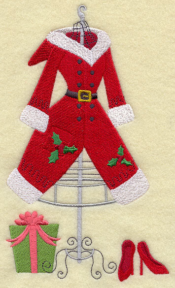 Mrs. Claus Dress Form and Heels