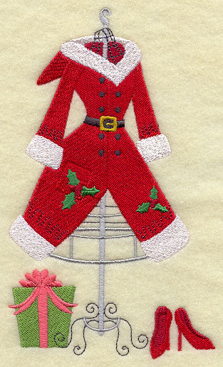 Mrs. Claus Dress Form and Heels