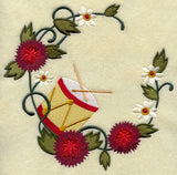 Christmas Music - Drum Wreath