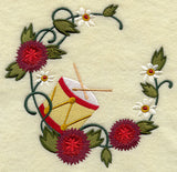 Christmas Music - Drum Wreath