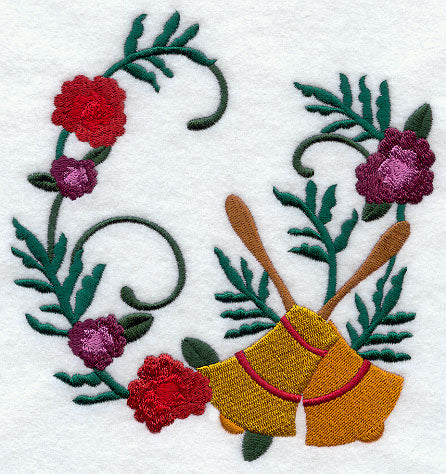 Christmas Music - Hand Bells Wreath