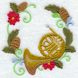 Christmas Music - French Horn Wreath
