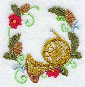 Christmas Music - French Horn Wreath