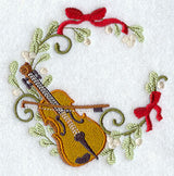 Christmas Music - Violin Wreath